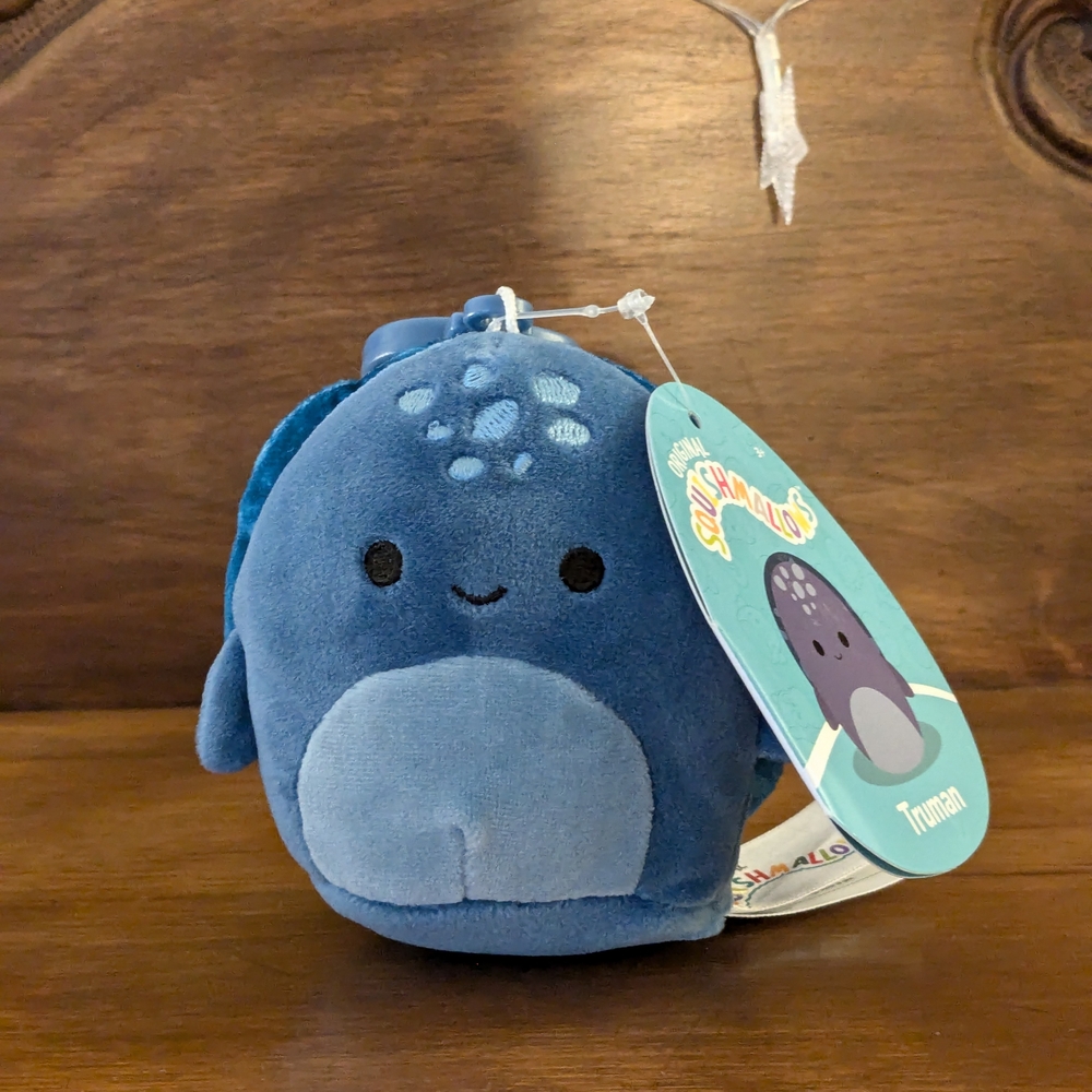 Squishmallow 3.5" Truman the Turtle Clip
